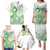 Its Okay Green Ribbon Personalised Family Matching Puletasi and Hawaiian Shirt Polynesian Depression Awareness