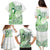 Its Okay Green Ribbon Personalised Family Matching Puletasi and Hawaiian Shirt Polynesian Depression Awareness