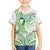 Its Okay Green Ribbon Personalised Family Matching Short Sleeve Bodycon Dress and Hawaiian Shirt Polynesian Depression Awareness