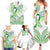 Its Okay Green Ribbon Personalised Family Matching Summer Maxi Dress and Hawaiian Shirt Polynesian Depression Awareness