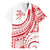 Know Your Status Red Ribbon Personalised Family Matching Summer Maxi Dress and Hawaiian Shirt Polynesian AIDS Awareness