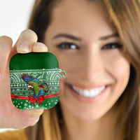 New Zealand Kea Bird Christmas AirPods Case Maori Inspired Knitted Patterns LT9 - Polynesian Pride
