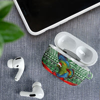 New Zealand Kea Bird Christmas AirPods Case Maori Inspired Knitted Patterns LT9 - Polynesian Pride