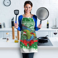 New Zealand Kea Bird Christmas Apron Maori Inspired Knitted Patterns