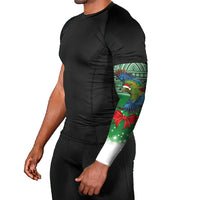 New Zealand Kea Bird Christmas Arm Sleeves Maori Inspired Knitted Patterns LT9 - Polynesian Pride