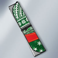 New Zealand Kea Bird Christmas Auto Sun Shade Maori Inspired Knitted Patterns