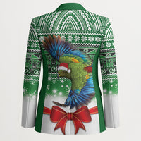 New Zealand Kea Bird Christmas Blazer Maori Inspired Knitted Patterns