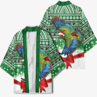 New Zealand Kea Bird Christmas Kimono Maori Inspired Knitted Patterns