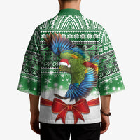 New Zealand Kea Bird Christmas Kimono Maori Inspired Knitted Patterns