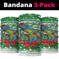 New Zealand Kea Bird Christmas Neck Gaiter Maori Inspired Knitted Patterns
