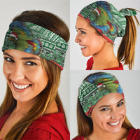 New Zealand Kea Bird Christmas Neck Gaiter Maori Inspired Knitted Patterns