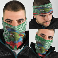 New Zealand Kea Bird Christmas Neck Gaiter Maori Inspired Knitted Patterns