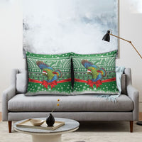 New Zealand Kea Bird Christmas Pillow Cover Maori Inspired Knitted Patterns LT9 - Polynesian Pride