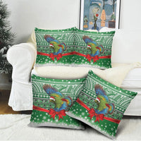 New Zealand Kea Bird Christmas Pillow Cover Maori Inspired Knitted Patterns LT9 - Polynesian Pride