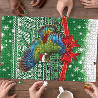 New Zealand Kea Bird Christmas Puzzle Maori Inspired Knitted Patterns LT9 - Polynesian Pride