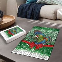 New Zealand Kea Bird Christmas Puzzle Maori Inspired Knitted Patterns LT9 - Polynesian Pride