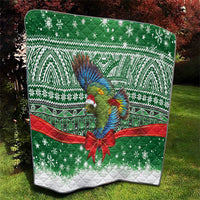 New Zealand Kea Bird Christmas Quilt Maori Inspired Knitted Patterns