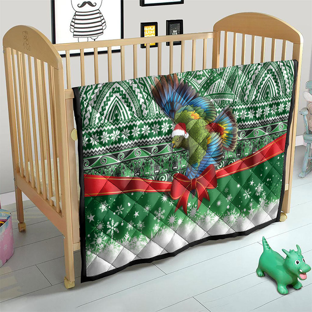 New Zealand Kea Bird Christmas Quilt Maori Inspired Knitted Patterns