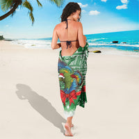 New Zealand Kea Bird Christmas Sarong Maori Inspired Knitted Patterns