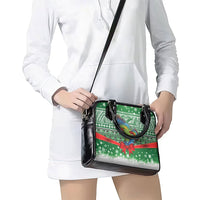 New Zealand Kea Bird Christmas Shoulder Handbag Maori Inspired Knitted Patterns
