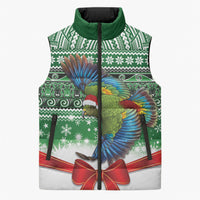 New Zealand Kea Bird Christmas Sleeveless Puffer Jacket Maori Inspired Knitted Patterns