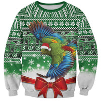 New Zealand Kea Bird Christmas Sweatshirt Maori Inspired Knitted Patterns