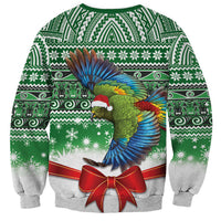 New Zealand Kea Bird Christmas Sweatshirt Maori Inspired Knitted Patterns
