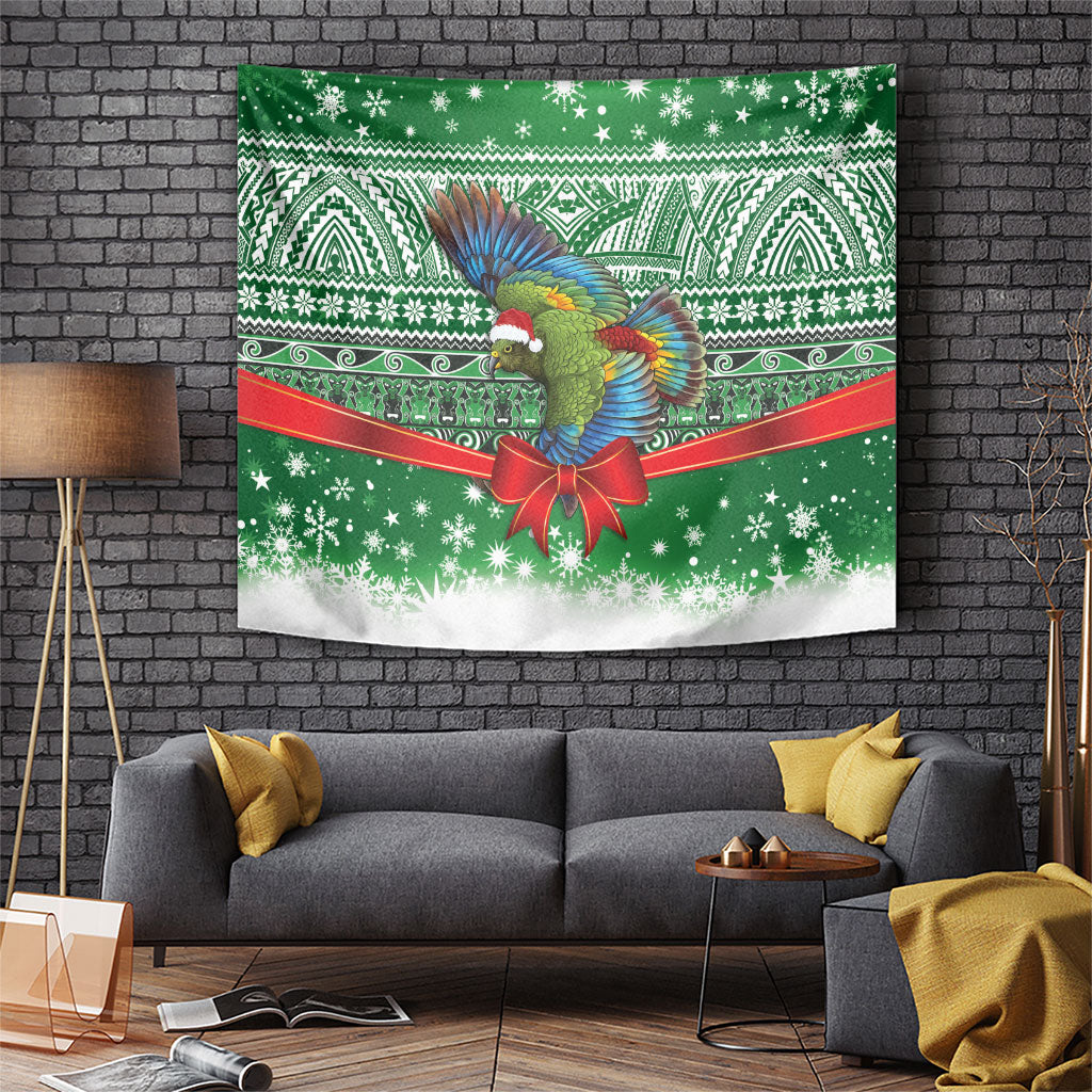 New Zealand Kea Bird Christmas Tapestry Maori Inspired Knitted Patterns