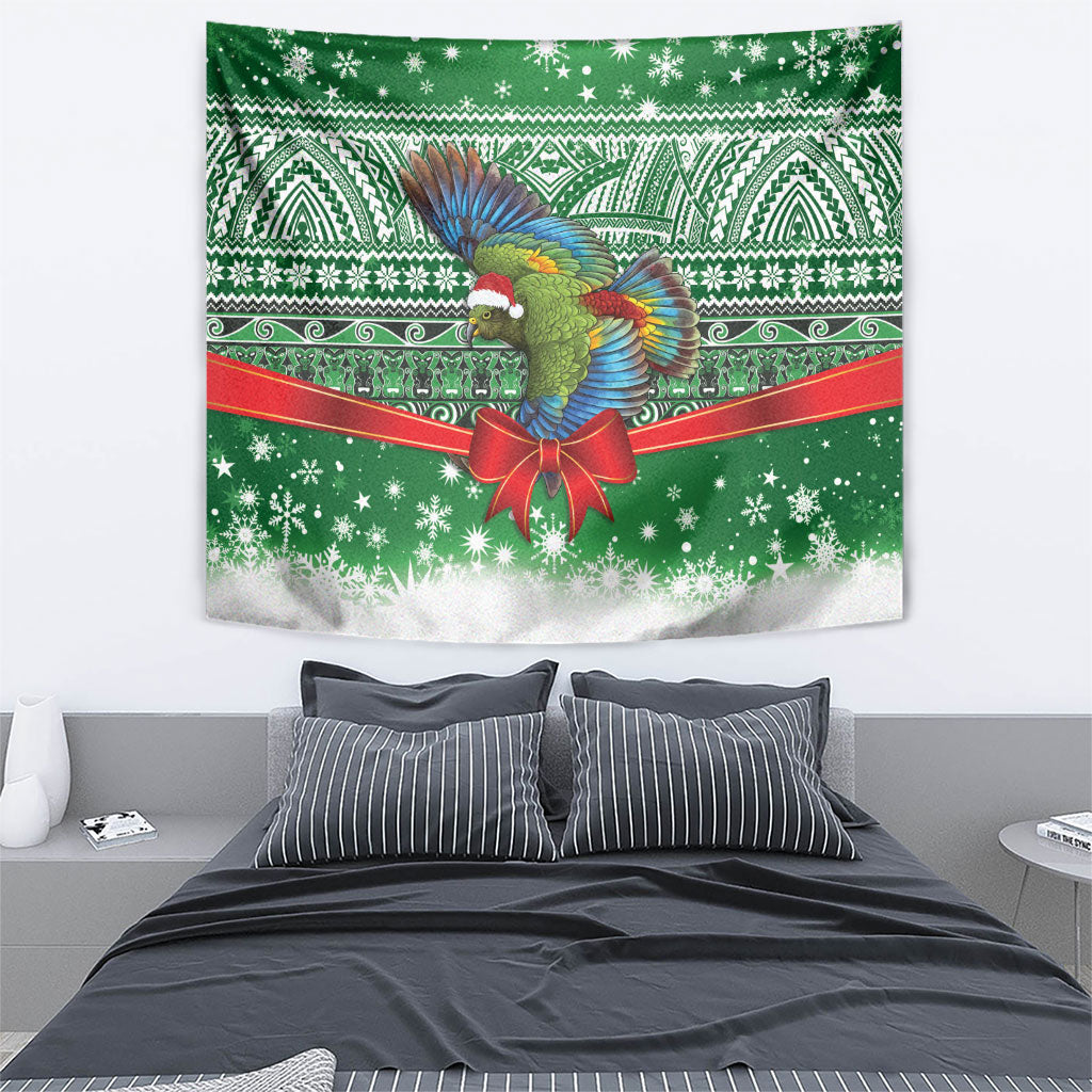 New Zealand Kea Bird Christmas Tapestry Maori Inspired Knitted Patterns