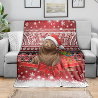 New Zealand Kekeno Seal Christmas Blanket Maori Inspired Knitted Patterns