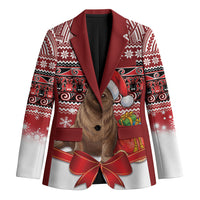 New Zealand Kekeno Seal Christmas Blazer Maori Inspired Knitted Patterns