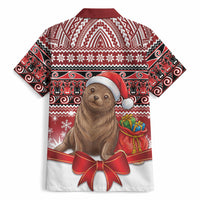 New Zealand Kekeno Seal Christmas Hawaiian Shirt Maori Inspired Knitted Patterns LT9 - Polynesian Pride