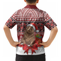 New Zealand Kekeno Seal Christmas Hawaiian Shirt Maori Inspired Knitted Patterns LT9 - Polynesian Pride