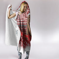New Zealand Kekeno Seal Christmas Hooded Blanket Maori Inspired Knitted Patterns LT9 - Polynesian Pride