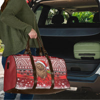 New Zealand Kekeno Seal Christmas Travel Bag Maori Inspired Knitted Patterns LT9 - Polynesian Pride