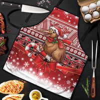 New Zealand Kiwi Bird Christmas Apron Maori Inspired Knitted Patterns