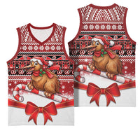 New Zealand Kiwi Bird Christmas Basketball Jersey Maori Inspired Knitted Patterns LT9 - Polynesian Pride