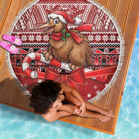 New Zealand Kiwi Bird Christmas Beach Blanket Maori Inspired Knitted Patterns