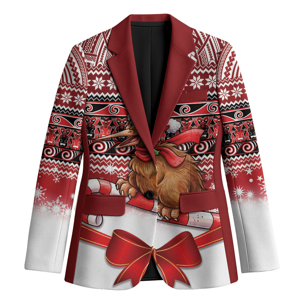 New Zealand Kiwi Bird Christmas Blazer Maori Inspired Knitted Patterns
