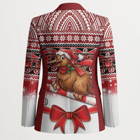 New Zealand Kiwi Bird Christmas Blazer Maori Inspired Knitted Patterns