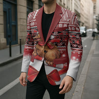 New Zealand Kiwi Bird Christmas Blazer Maori Inspired Knitted Patterns