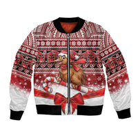 New Zealand Kiwi Bird Christmas Bomber Jacket Maori Inspired Knitted Patterns