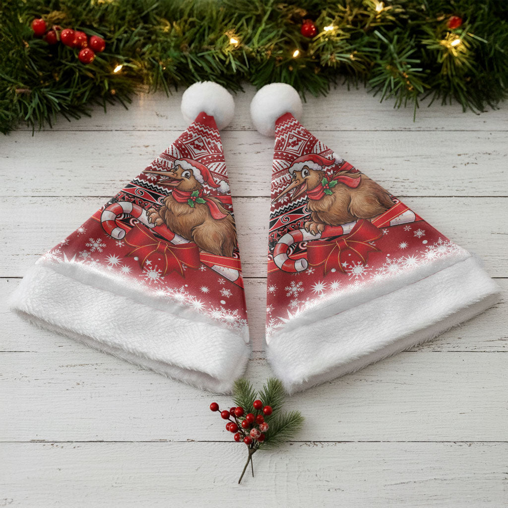 New Zealand Kiwi Bird Christmas Santa Hat Maori Inspired Knitted Patterns