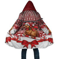 New Zealand Kiwi Bird Christmas Cloak Maori Inspired Knitted Patterns LT9 Unisex Red - Polynesian Pride