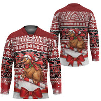 New Zealand Kiwi Bird Christmas Hockey Jersey Maori Inspired Knitted Patterns LT9 - Polynesian Pride