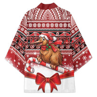 New Zealand Kiwi Bird Christmas Kimono Maori Inspired Knitted Patterns