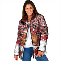 New Zealand Kiwi Bird Christmas Padded Jacket Maori Inspired Knitted Patterns
