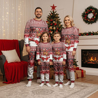 New Zealand Kiwi Bird Christmas Pajama Set Maori Inspired Knitted Patterns
