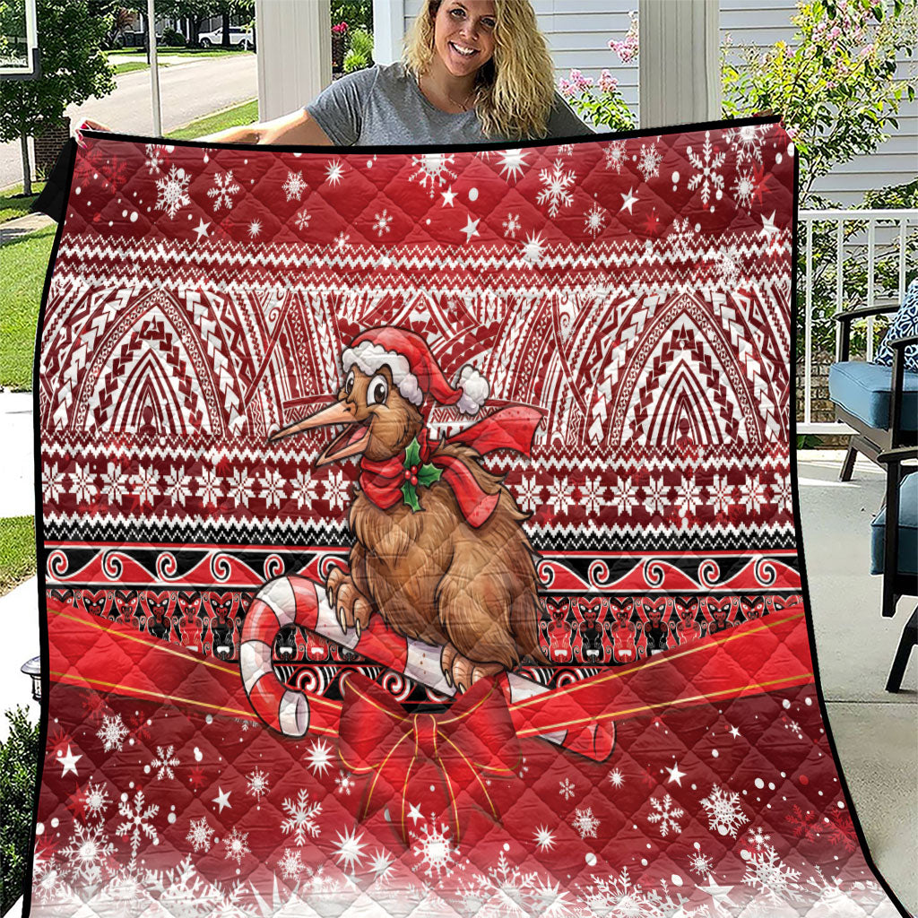 New Zealand Kiwi Bird Christmas Quilt Maori Inspired Knitted Patterns