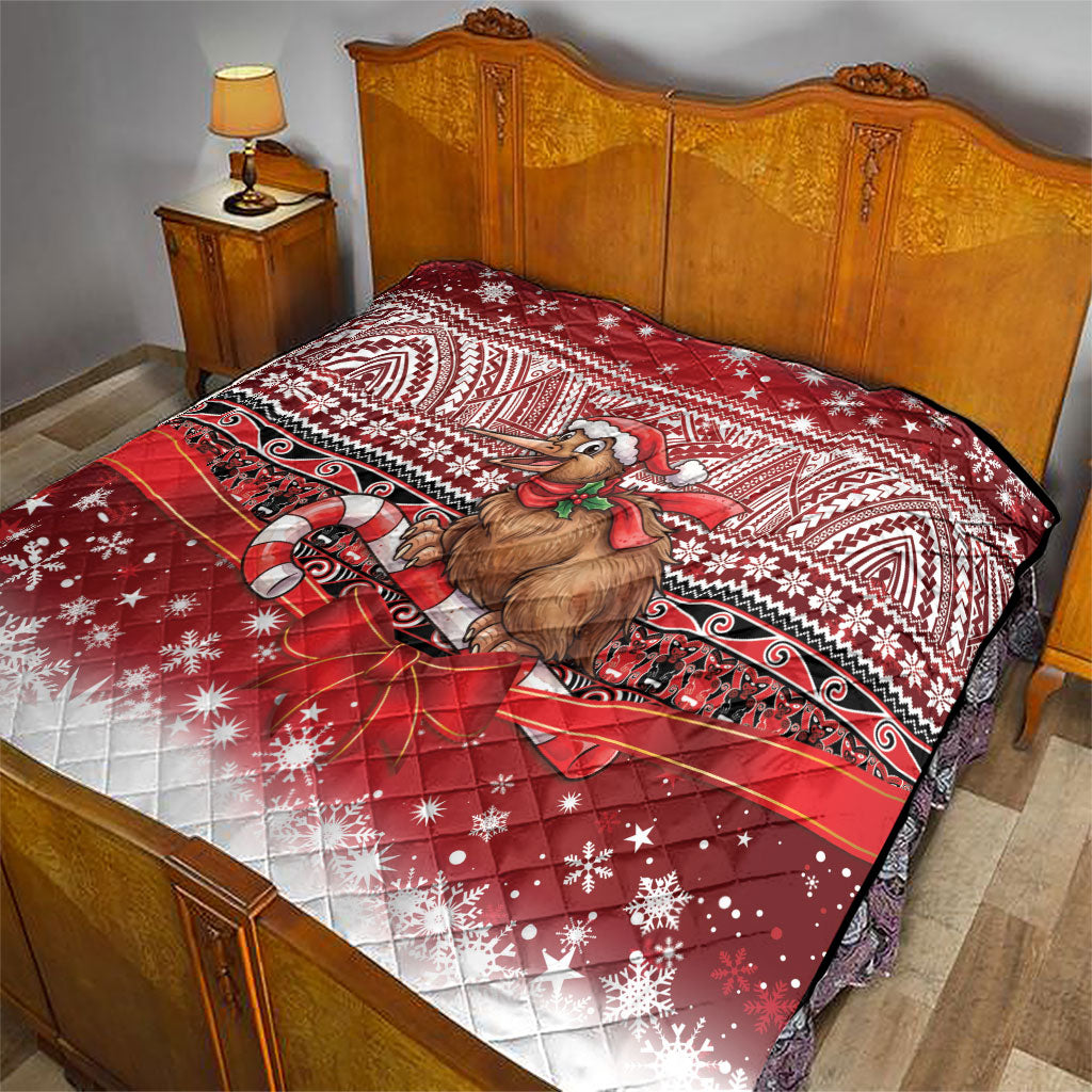 New Zealand Kiwi Bird Christmas Quilt Maori Inspired Knitted Patterns